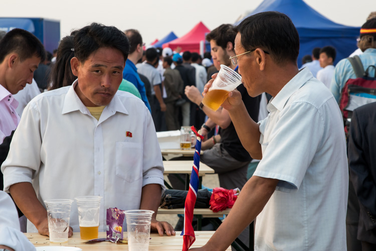 Locals Drinking Beer