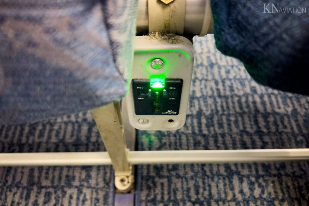 Air China A330-300 Economy Class Power Outlet