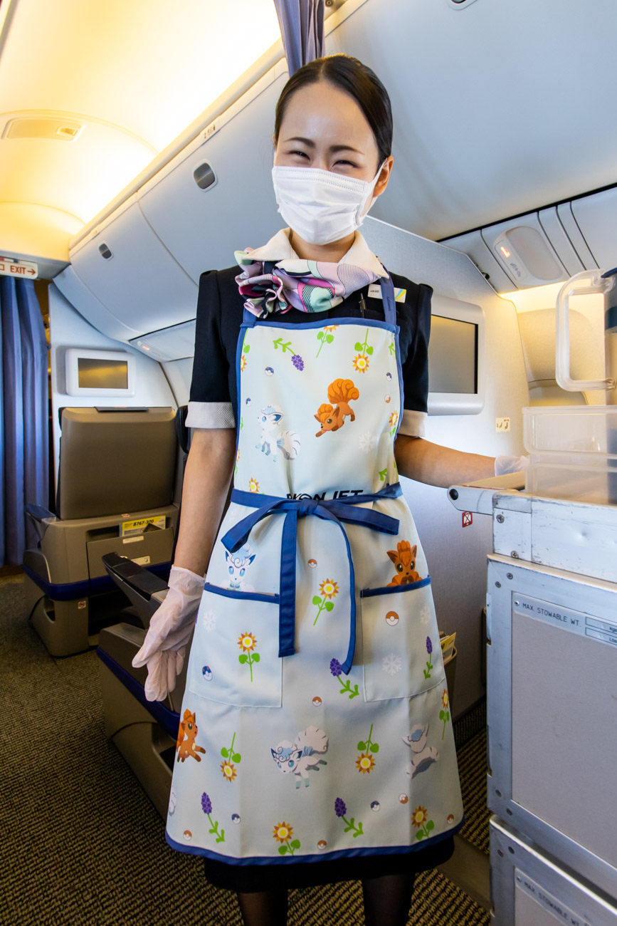 Air Do Rokon Jet Flight Attendant Apron