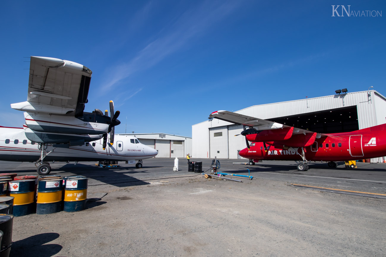 Air Tindi Dash 7 in Yellowknife