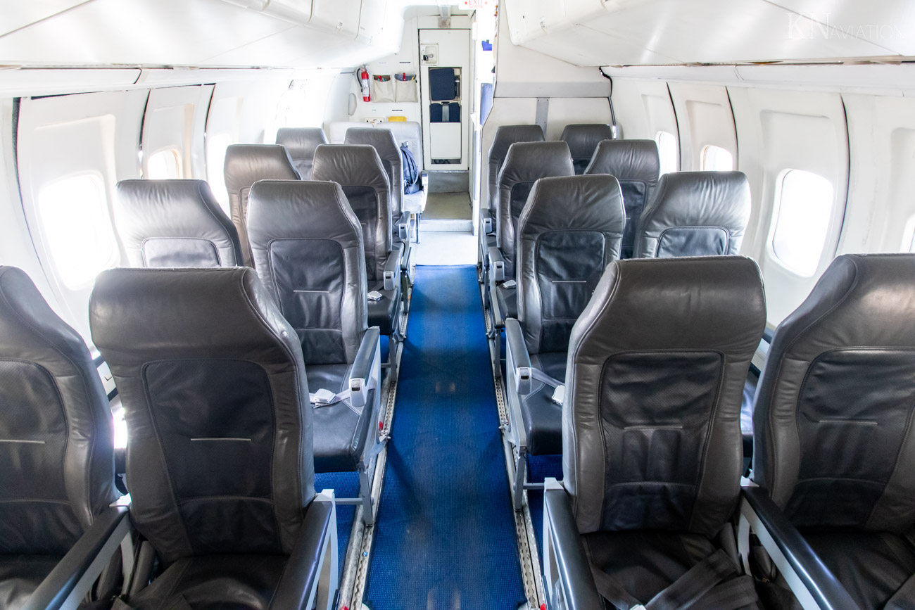 Air Tindi Dash 7 Passenger Cabin