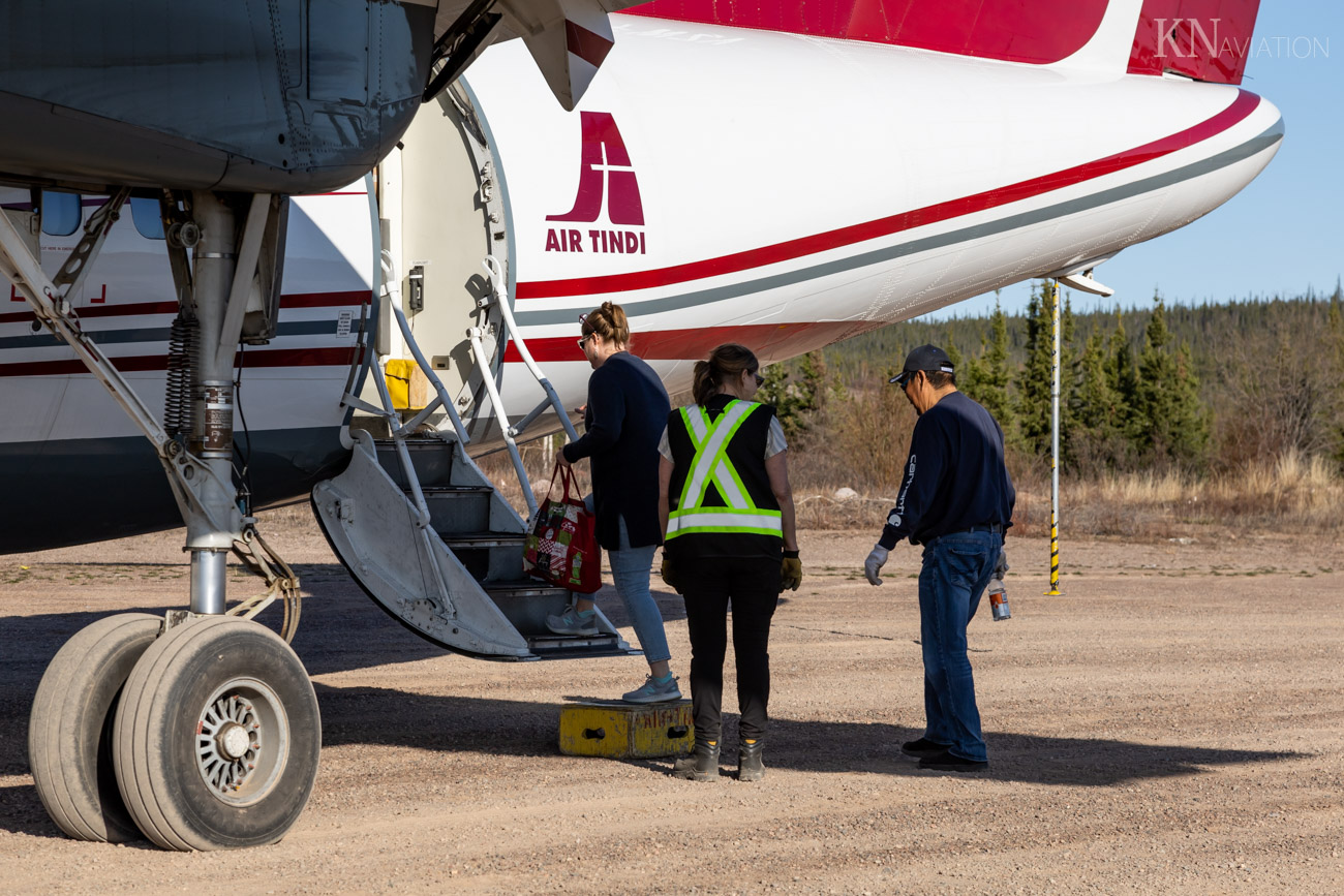 Air Tindi at Lutselk'e Airport