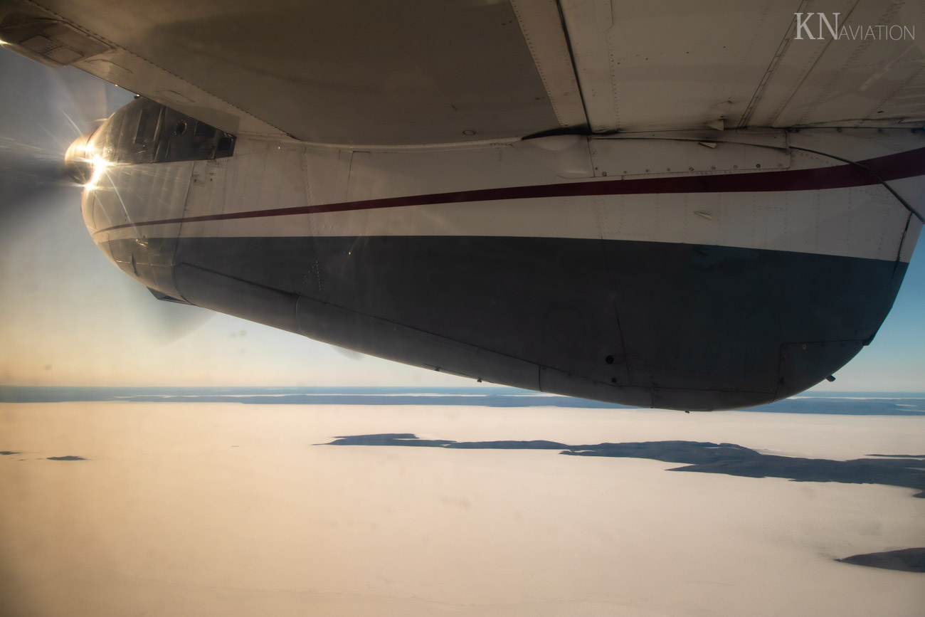 Air Tindi Dash 7 Flight to Yellowknife