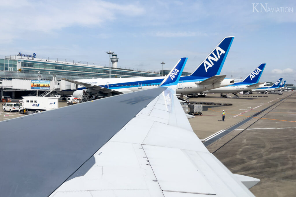 ANA Flight from Tokyo to Seoul