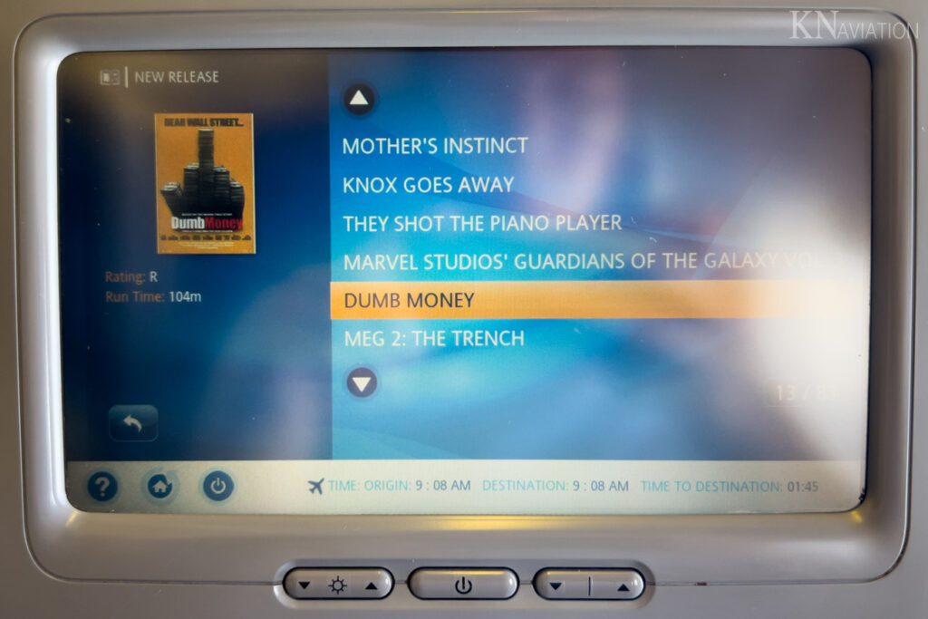 ANA 767-300ER In-Flight Entertainment