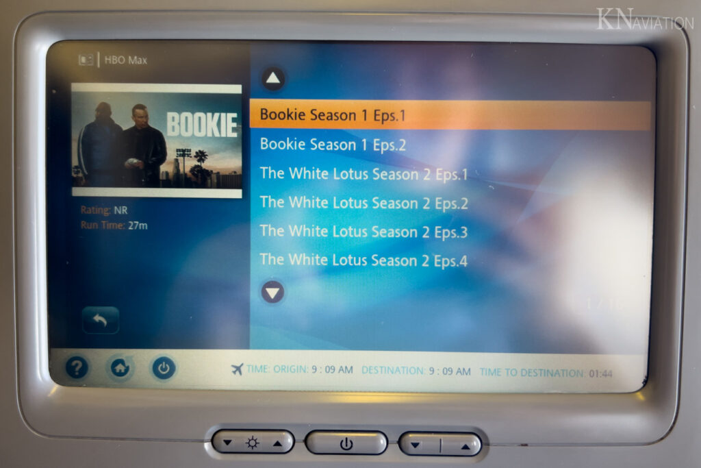 ANA 767-300ER In-Flight Entertainment