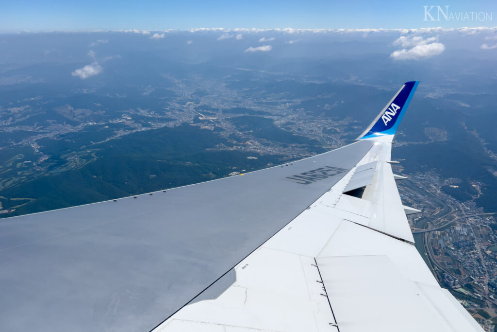 ANA Flight from Tokyo to Seoul