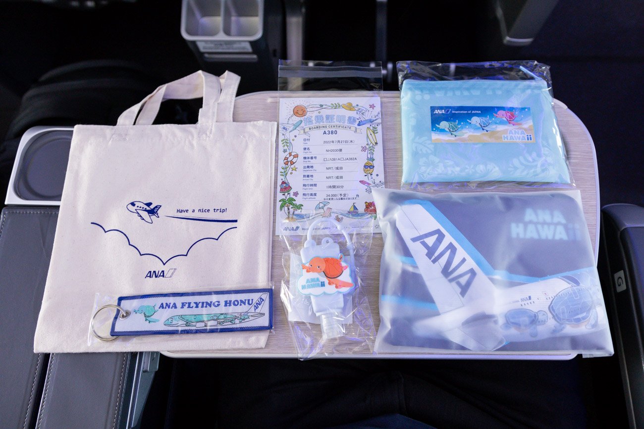 ANA A380 Charter Give-Aways