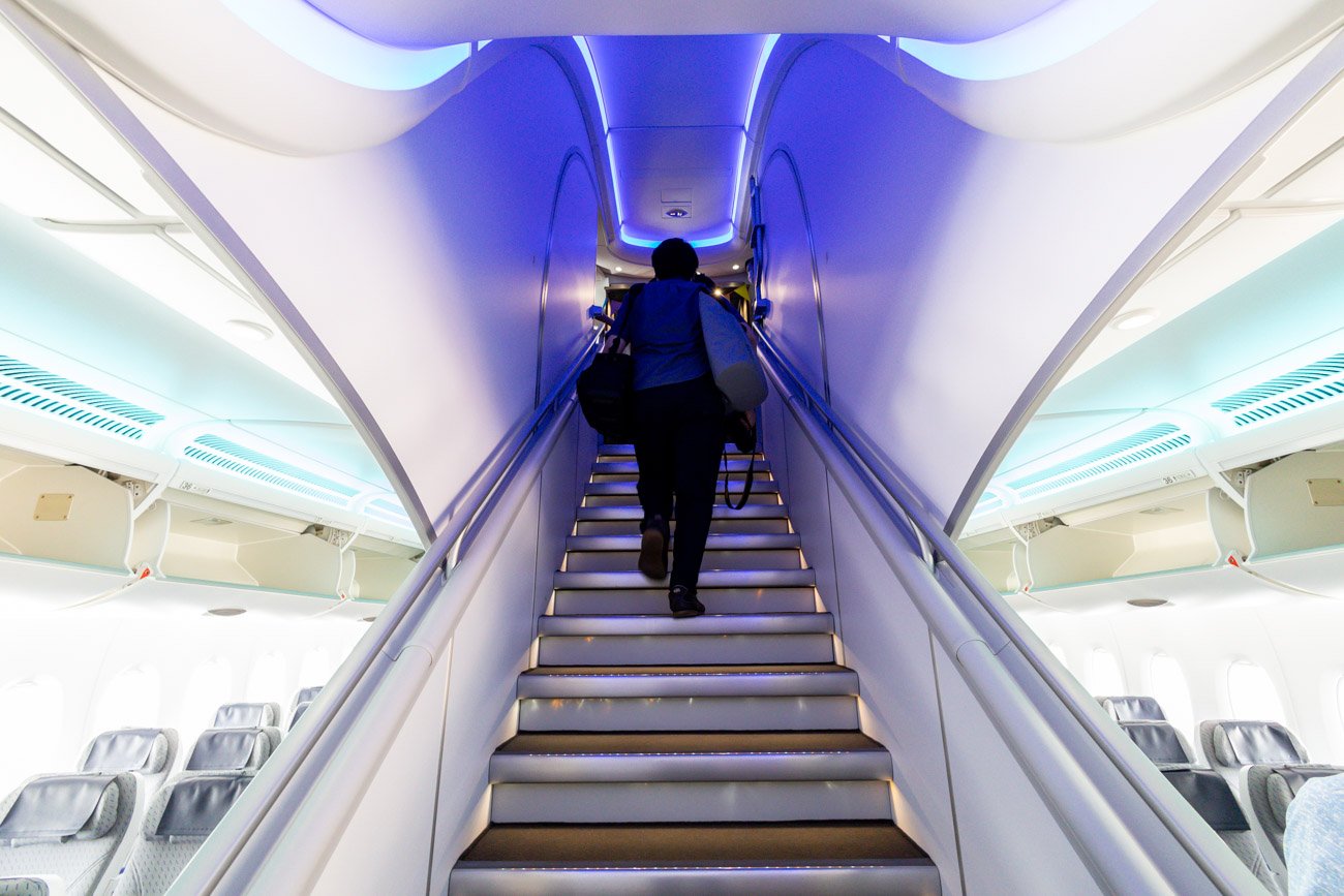 ANA A380 Stairs