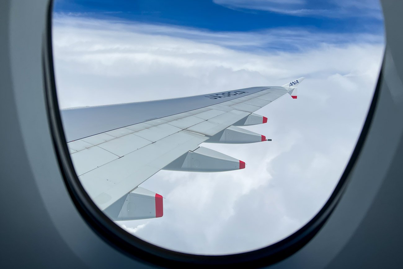 ANA A380 Charter Wingview