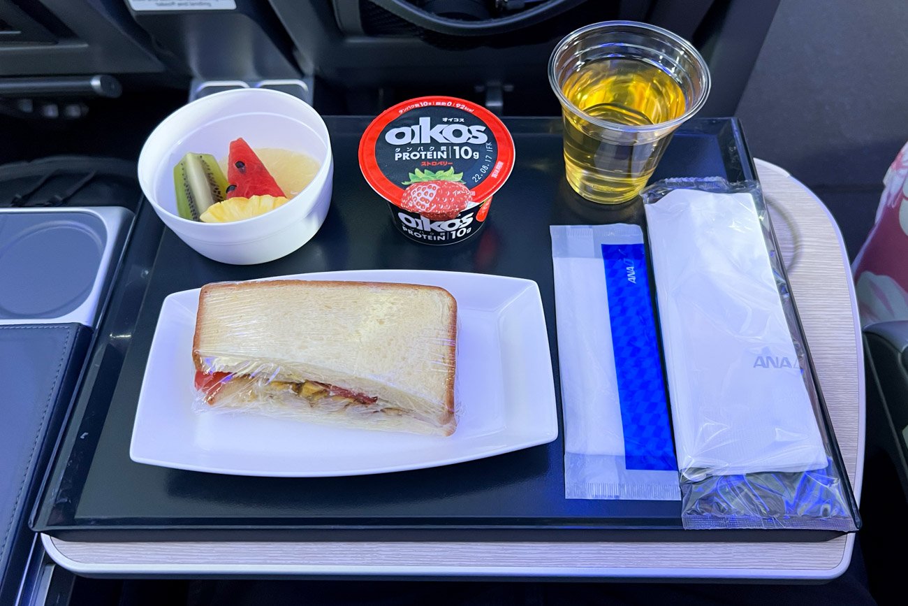 ANA A380 Charter Meal