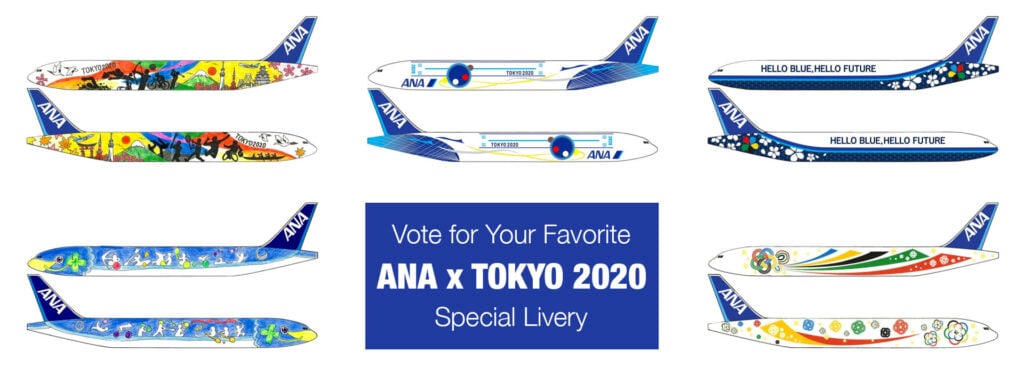 Vote for Your Favorite ANA x Tokyo 2020 Special Olympic Livery