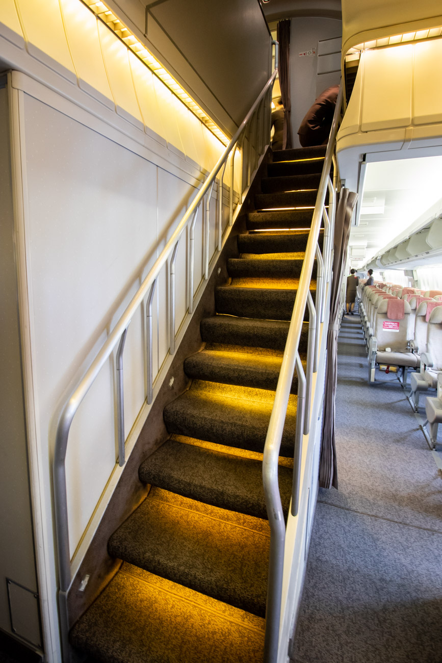 Asiana Airlines Boeing 747-400 Stairs