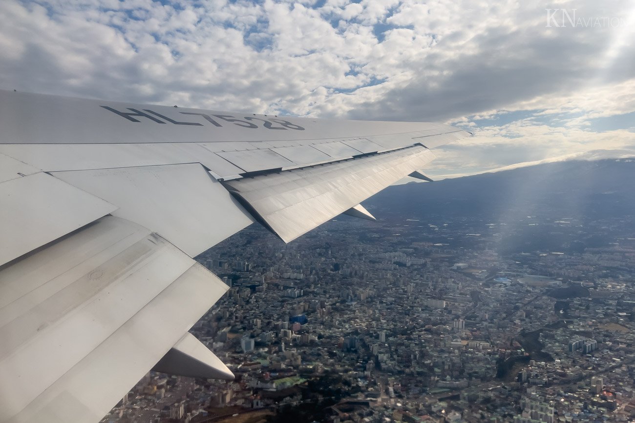 Asiana Airlines 767-300 Jeju to Seoul