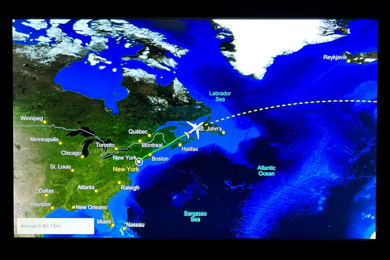 Austrian Airlines 767 Flight