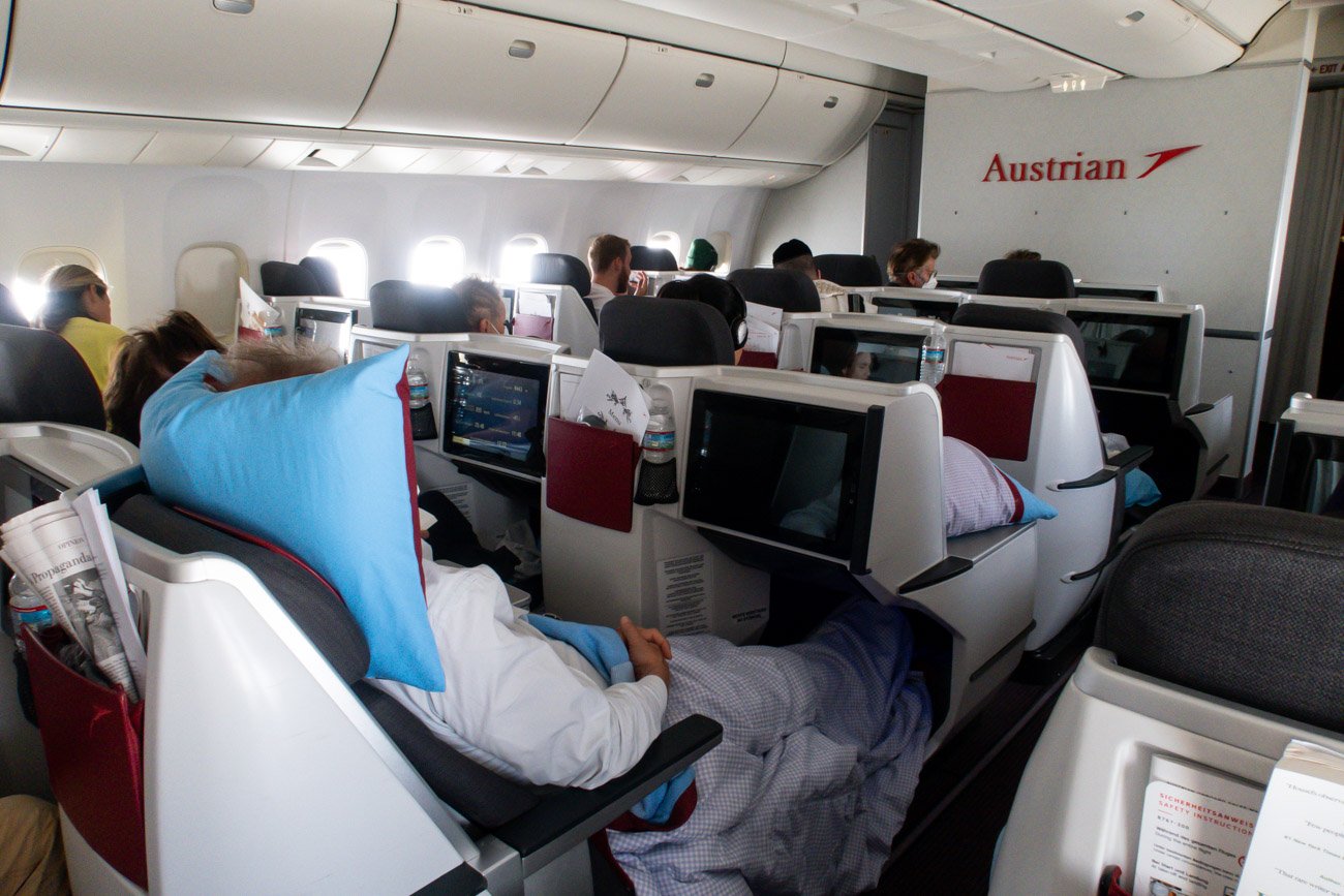 Austrian Airlines 767 Cabin