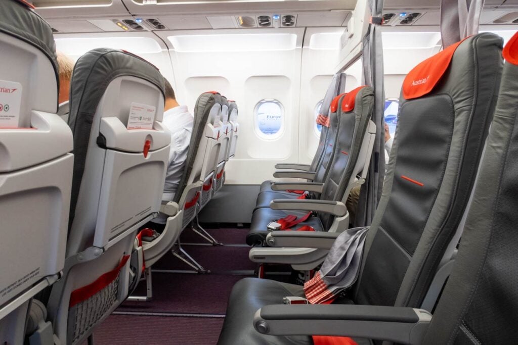 Austrian Airlines A319 Business Class Seats