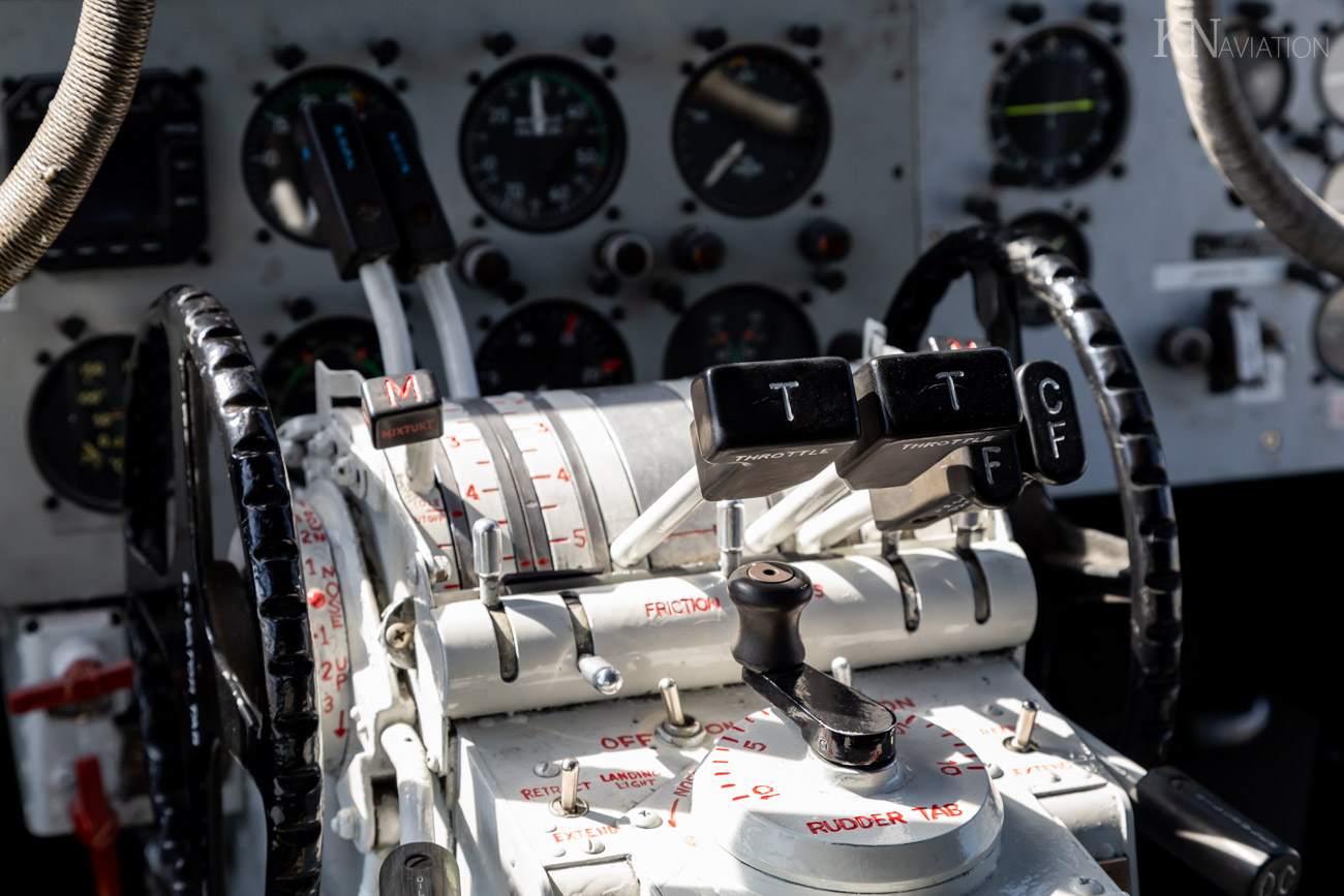 Buffalo Airways C-46 Thrust Levers