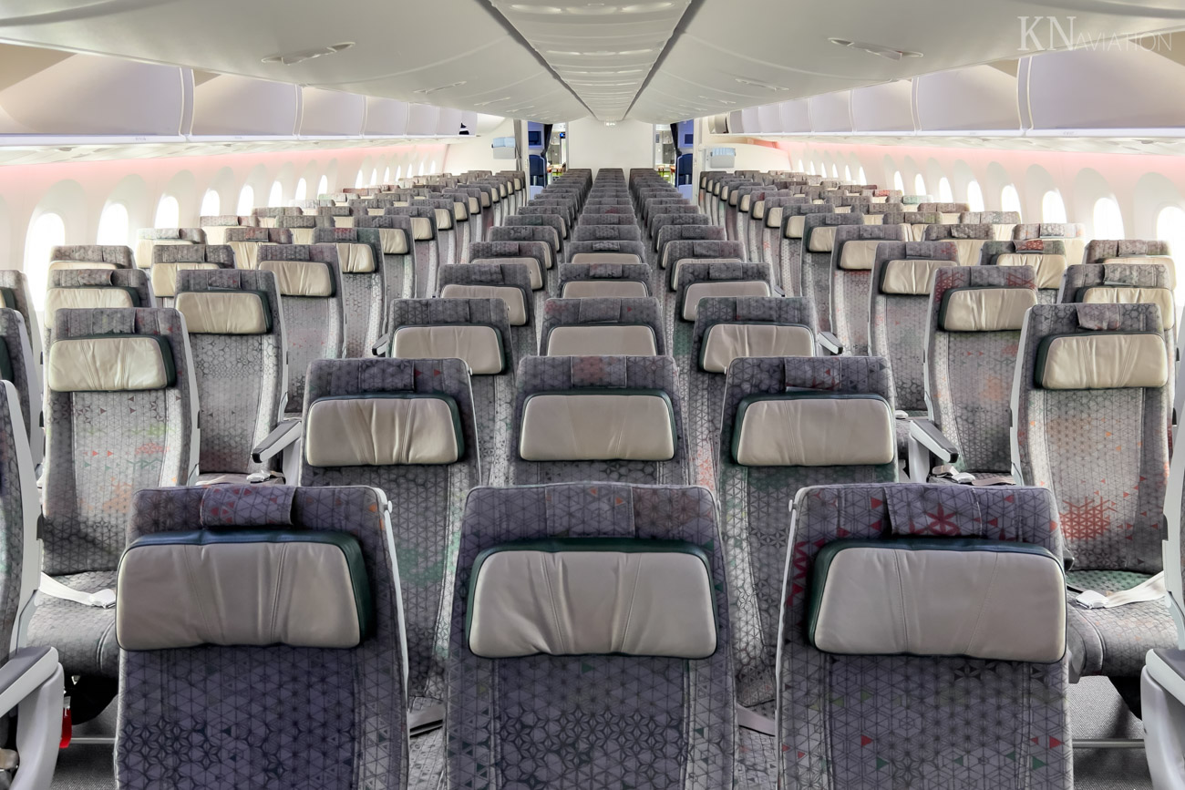 EVA Air Boeing 787 Economy Class