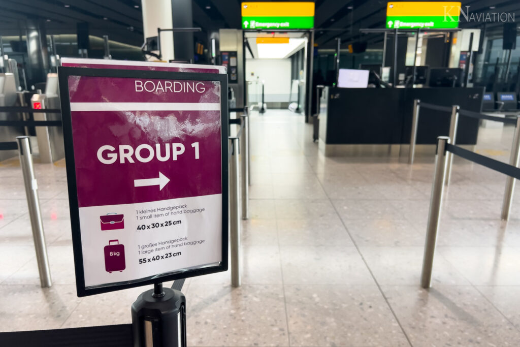 Eurowings Boarding at London Heathrow