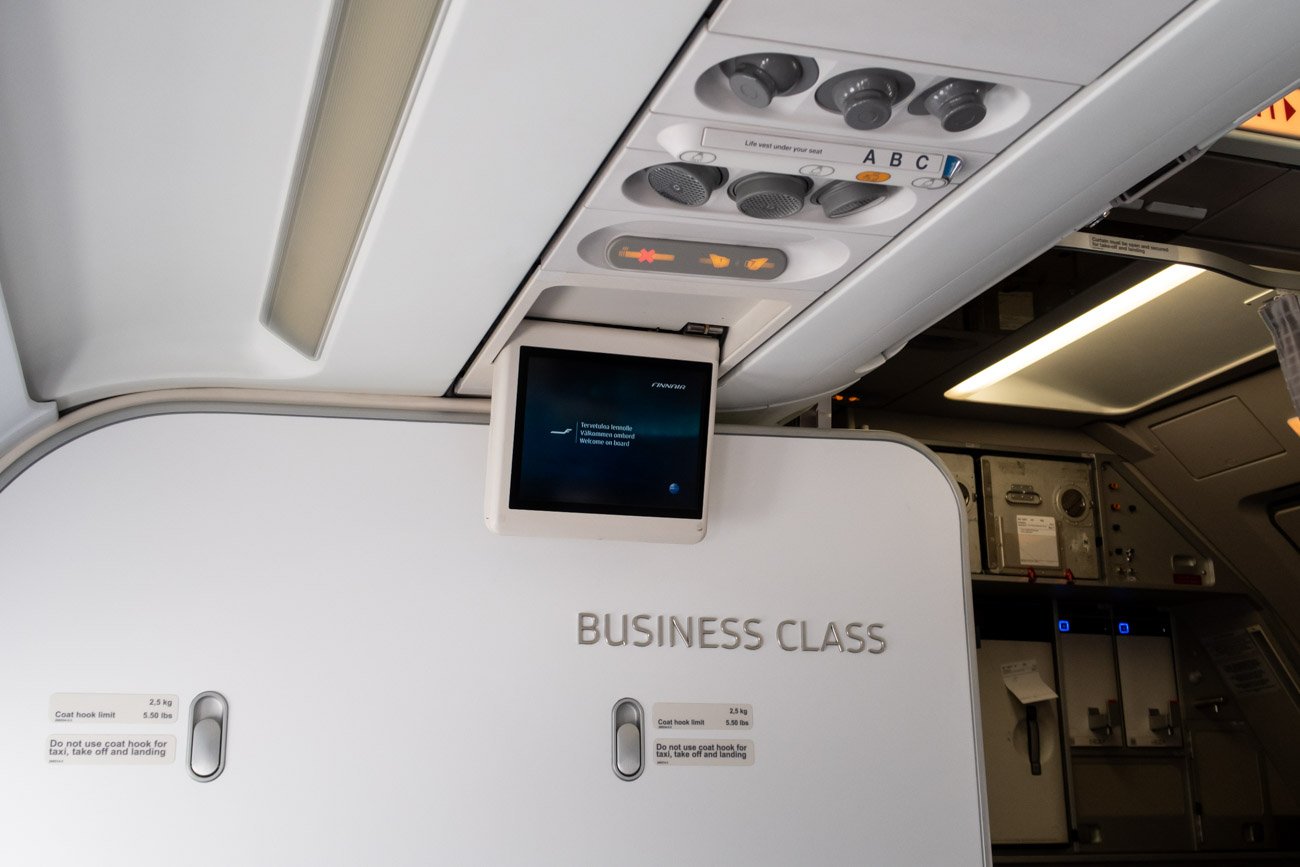 Finnair A319 Business Class