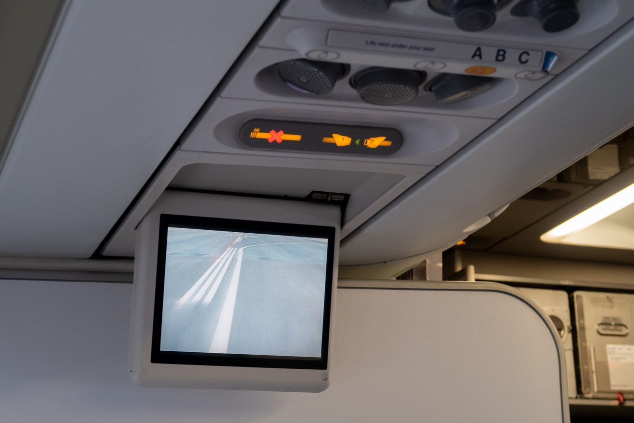 Finnair A319 Business Class Landing Gear Camera