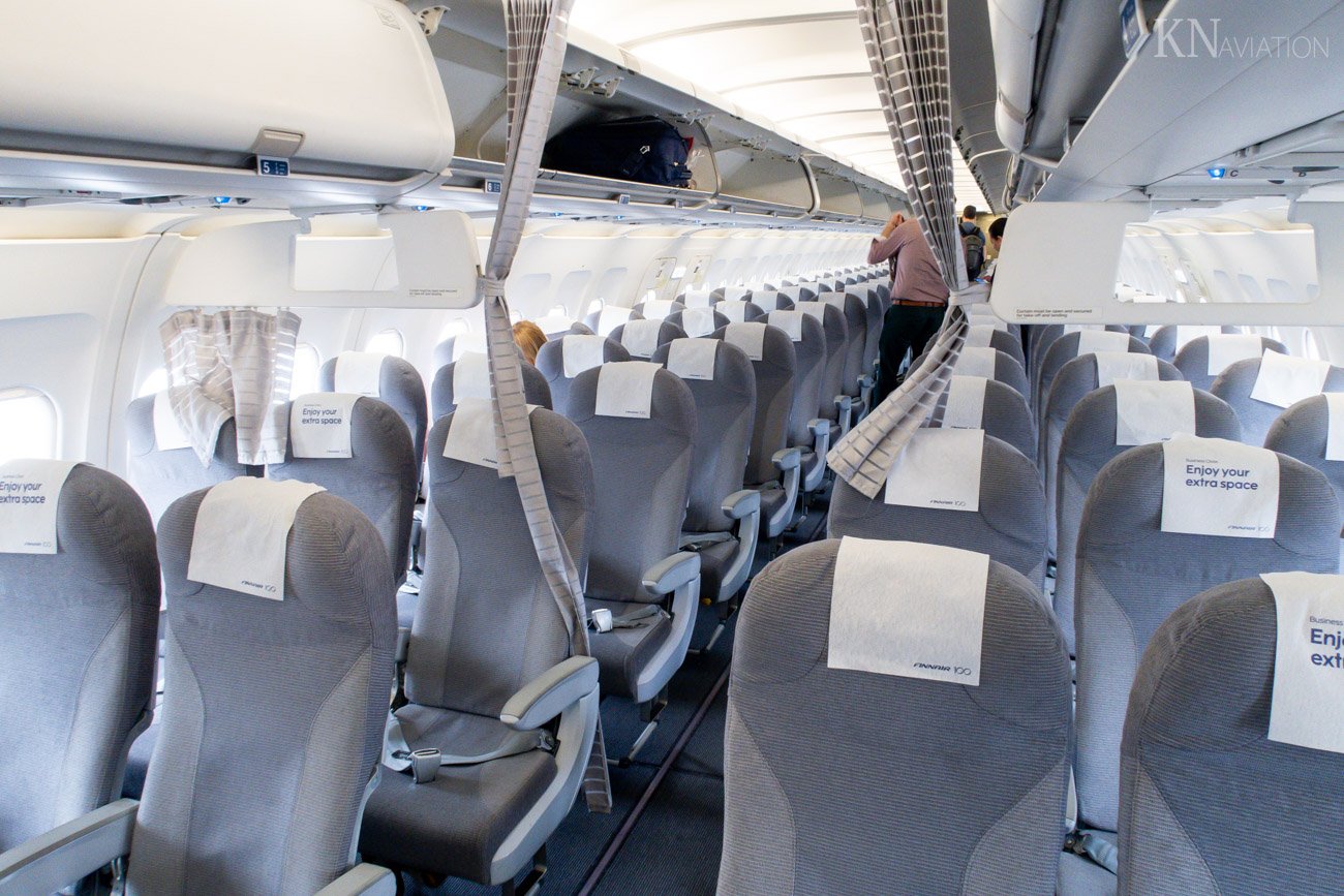 Finnair A320 Business Class Cabin