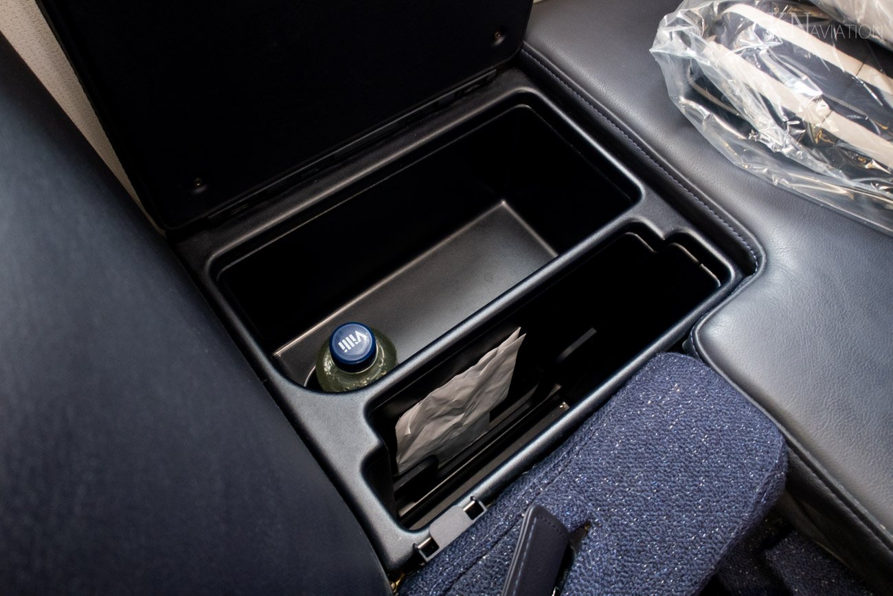 Finnair A350 AirLounge Business Class Storage