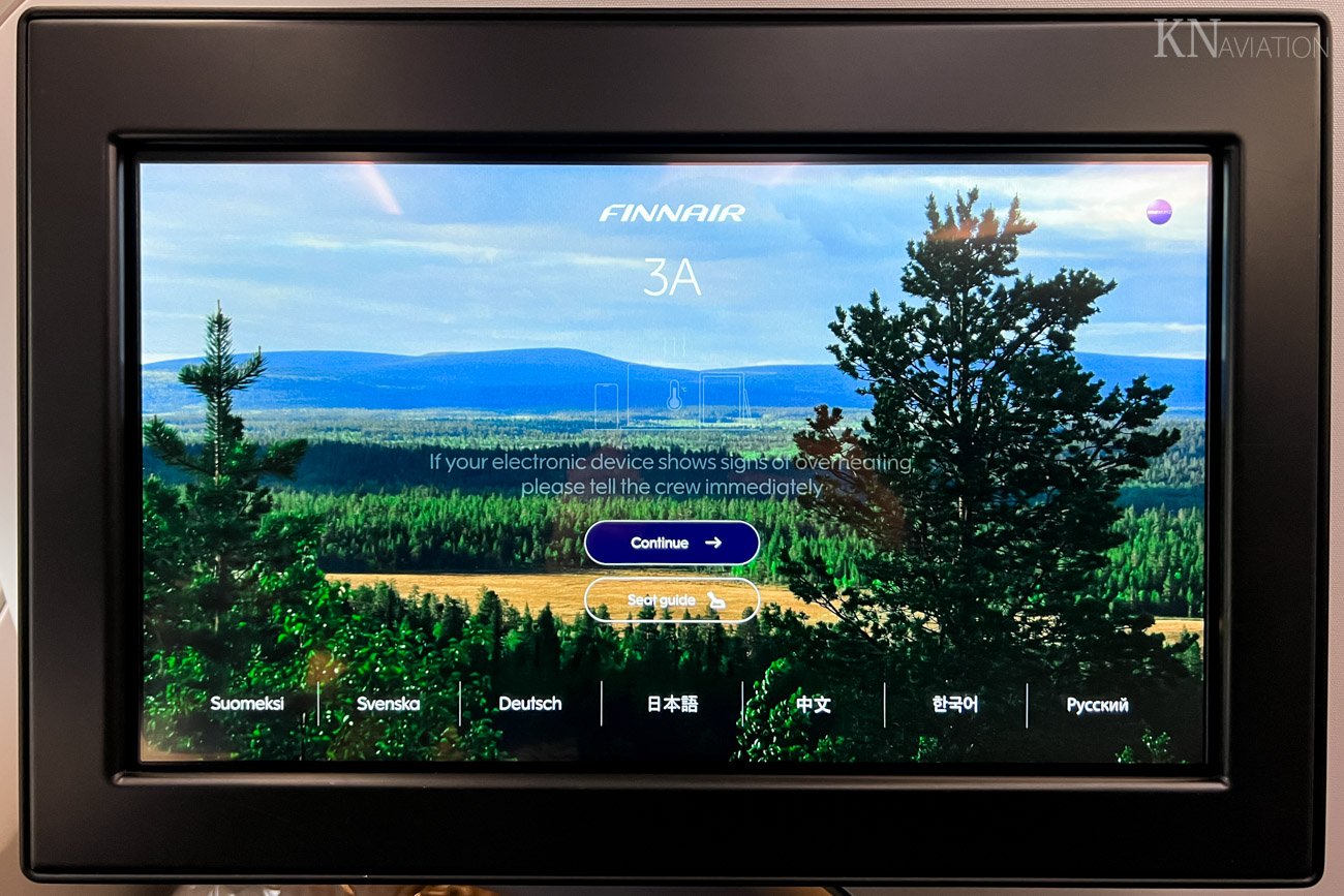 Finnair New In-Flight Entertainment System