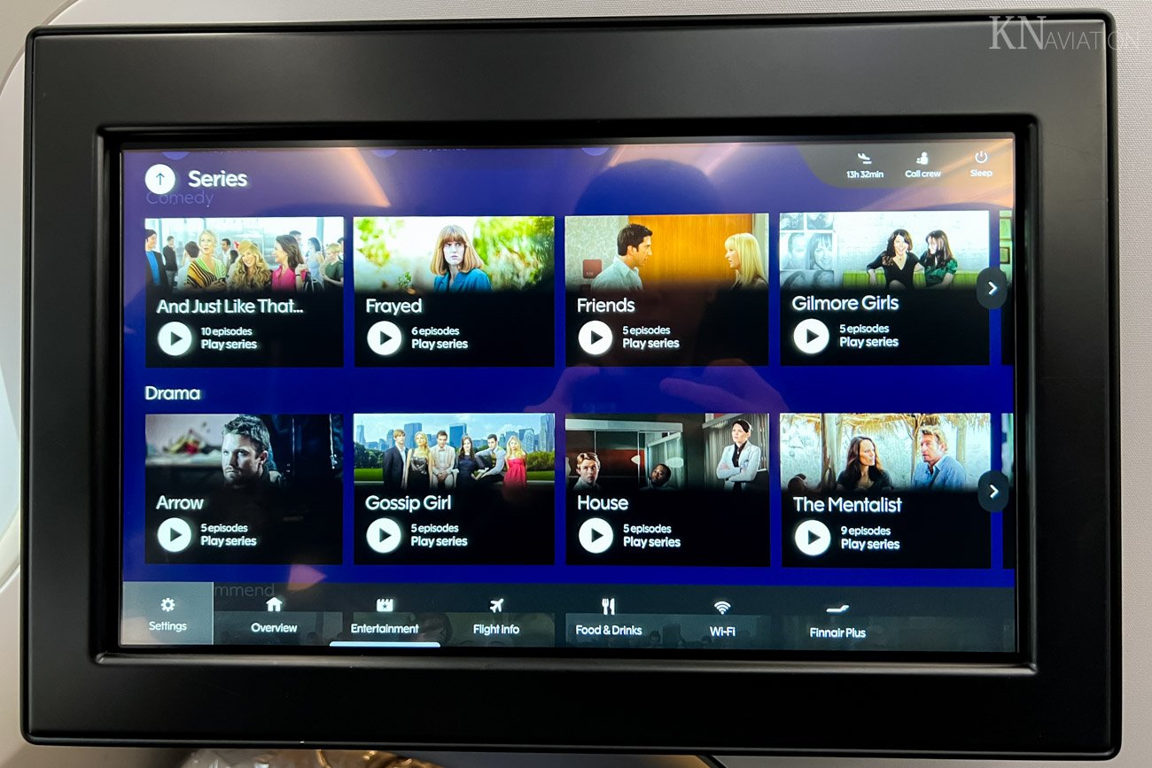 Finnair New In-Flight Entertainment System TV Shows