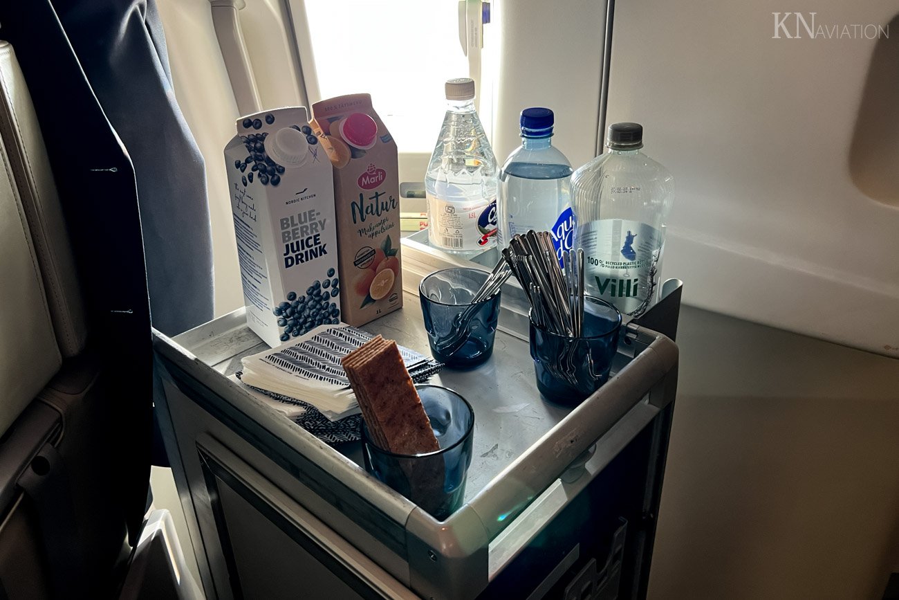 Finnair Long-Haul Business Class Drinks