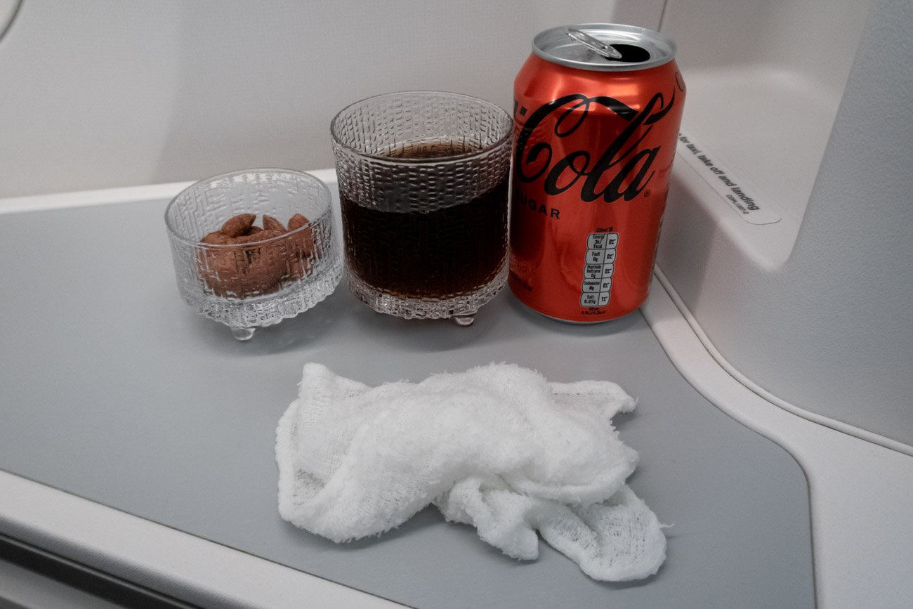 Finnair Business Class Meal