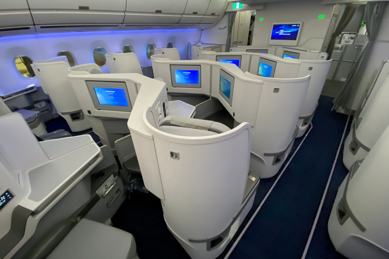 Finnair A350 Business Class Cabin