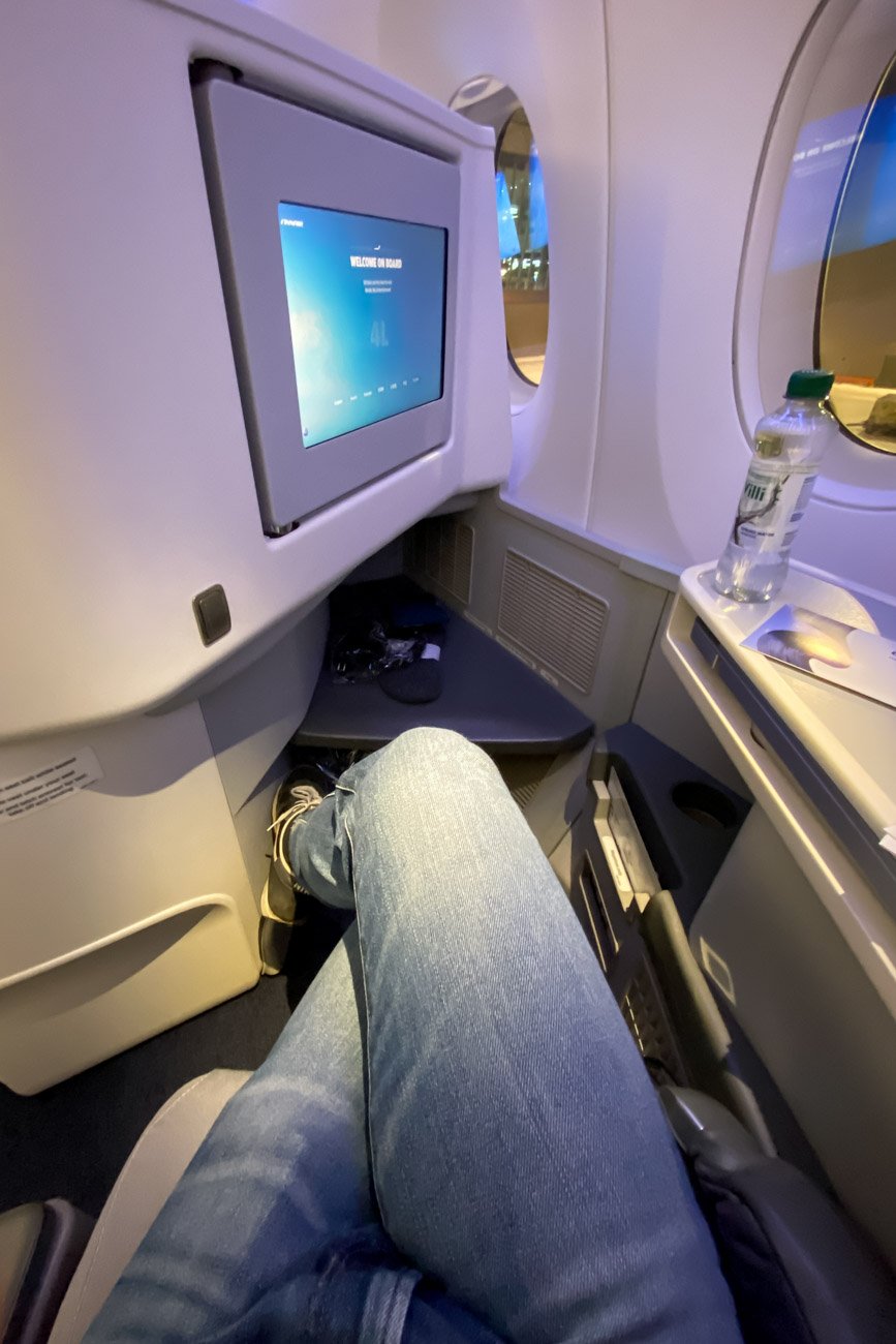 Finnair A350 Business Class Legroom