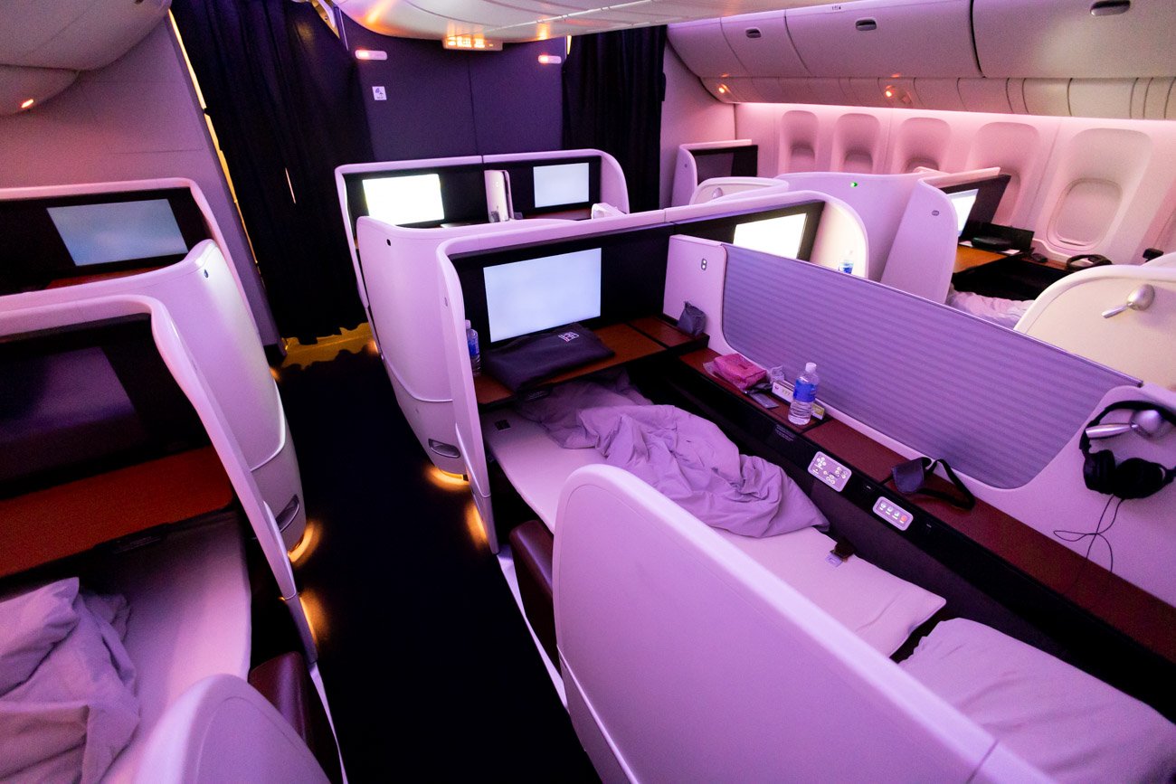 JAL 777-300ER First Class Cabin