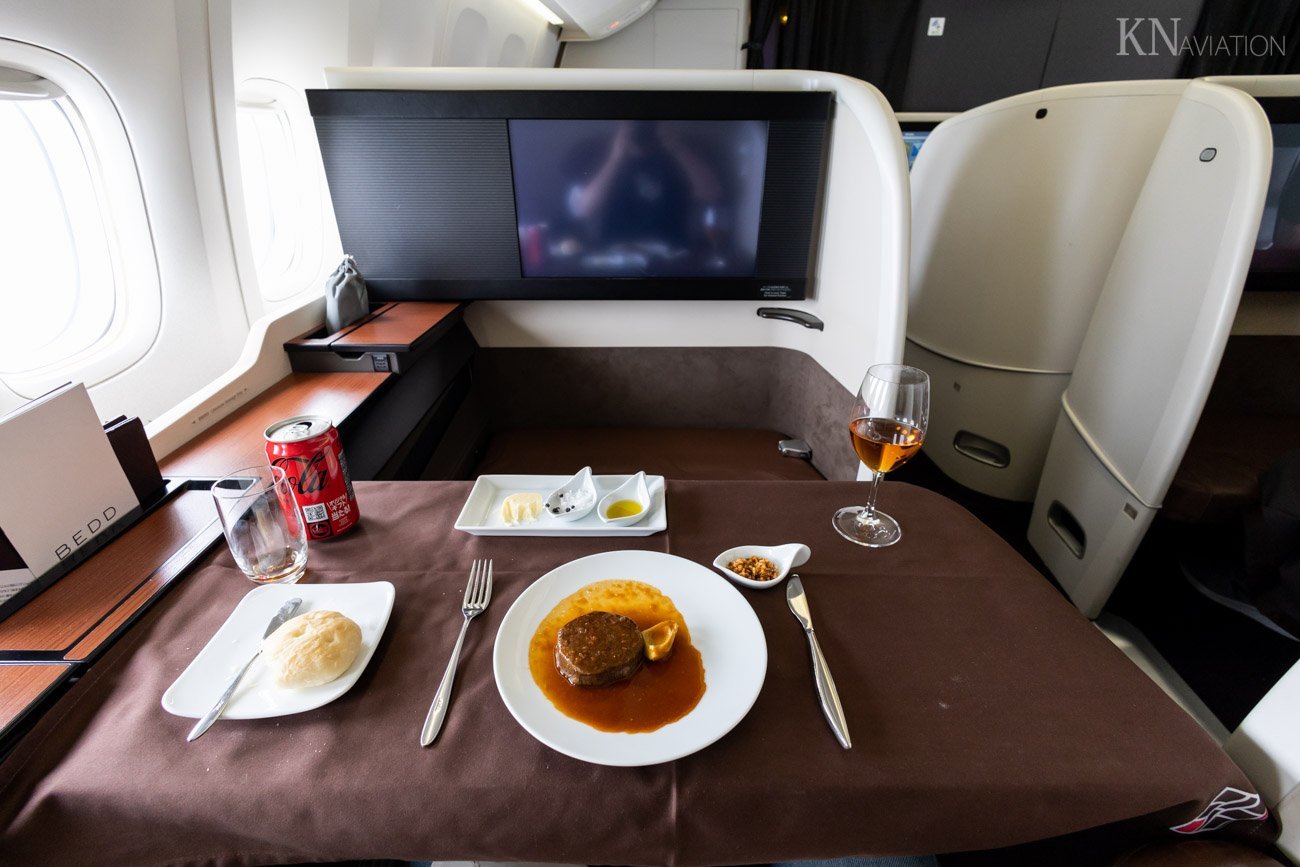 JAL 777-300ER First Class Lunch