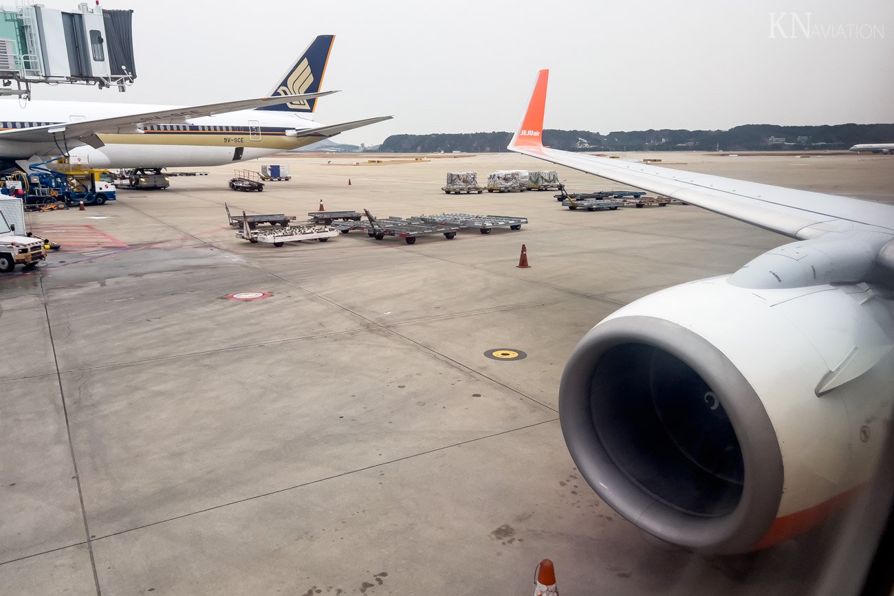 Jeju Air 737-800 Economy Class Window View