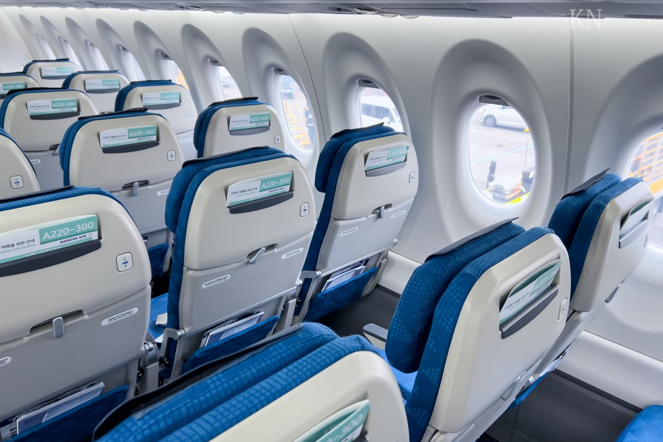 Korean Air A220 Cabin