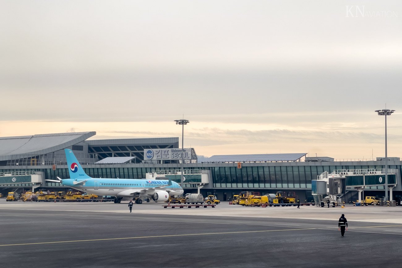 Korean Air A220 at Seoul Gimpo Airport