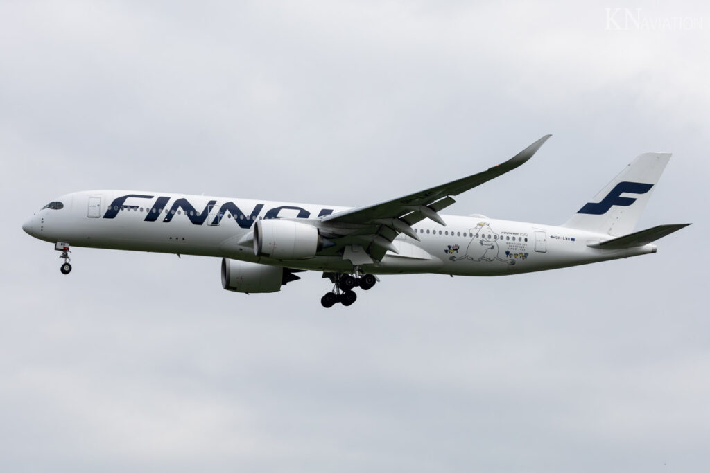 Finnair A350-900 in Moomin livery.