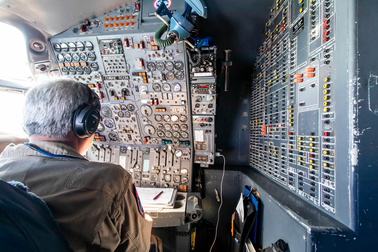 NASA DC-8 Cockpit - Flight Engineer