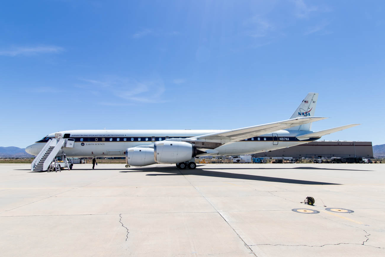 NASA DC-8 (N817NA) at Palmdale Airport