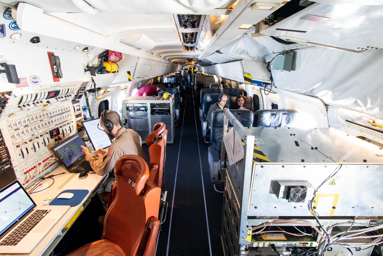 NASA DC-8 Cabin