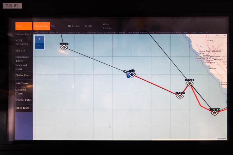 NASA DC-8 Flight Map