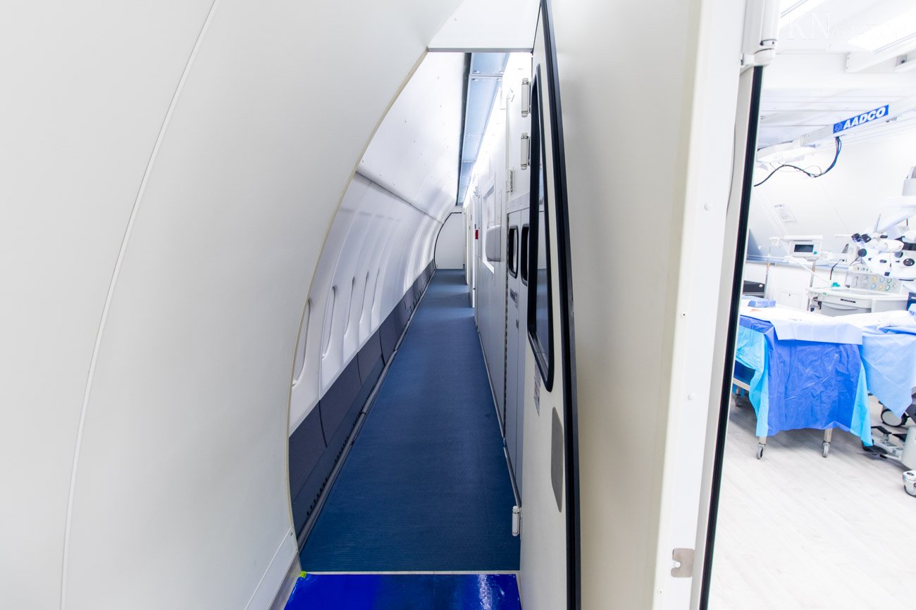 Orbis Flying Eye Hospital MD-10 Hallway