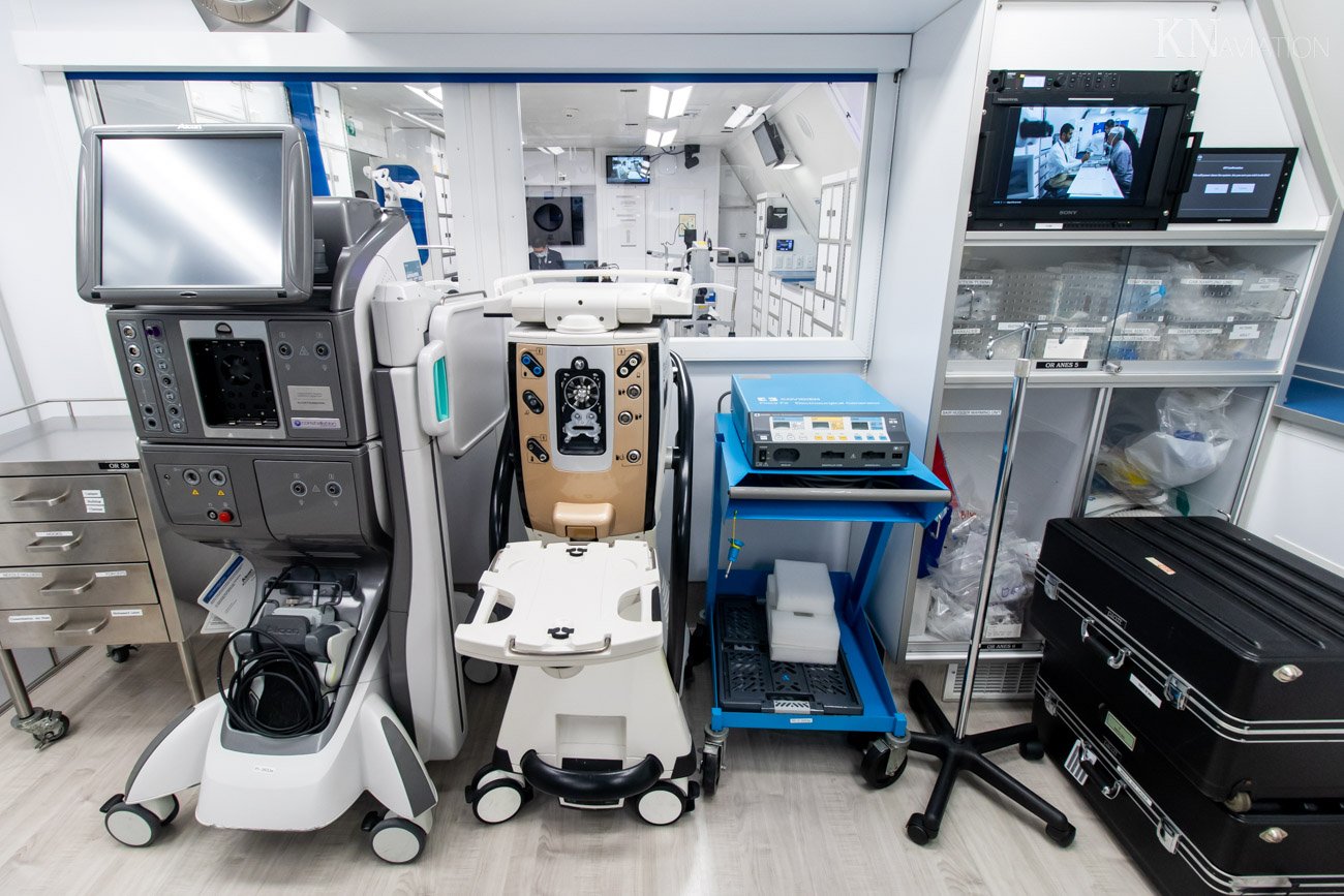 Orbis Flying Eye Hospital MD-10 Operating Room Equipment