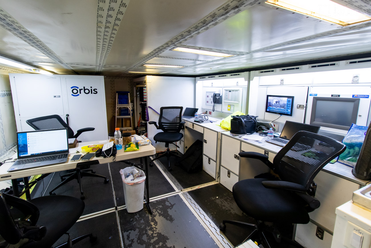 Orbis Flying Eye Hospital MD-10 Maintenance Room