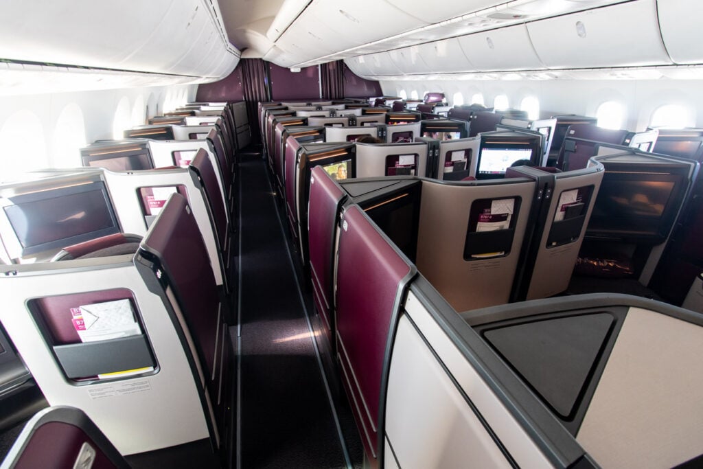 Qatar Airways 787-9 Business Class