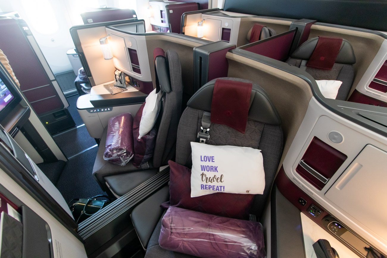 Qatar Airways 787-9 Business Class Couple Seat