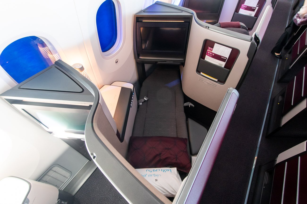 Qatar Airways 787-9 Business Class Bed